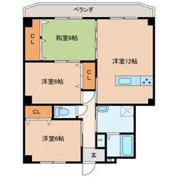 プチマンションアサヒの物件間取画像